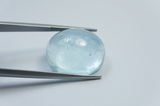 45.60ct Aquamarine cabochon 22x18mm