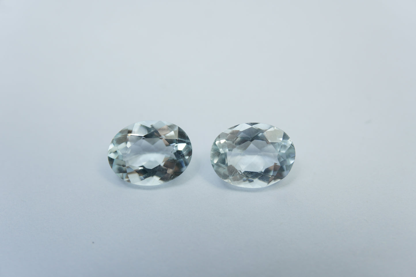 3.60ct Aquamarines 9x7mm