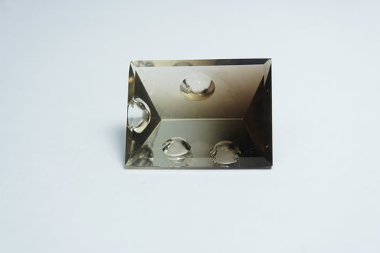 19.10ct Green gold bicolor 20x15mm