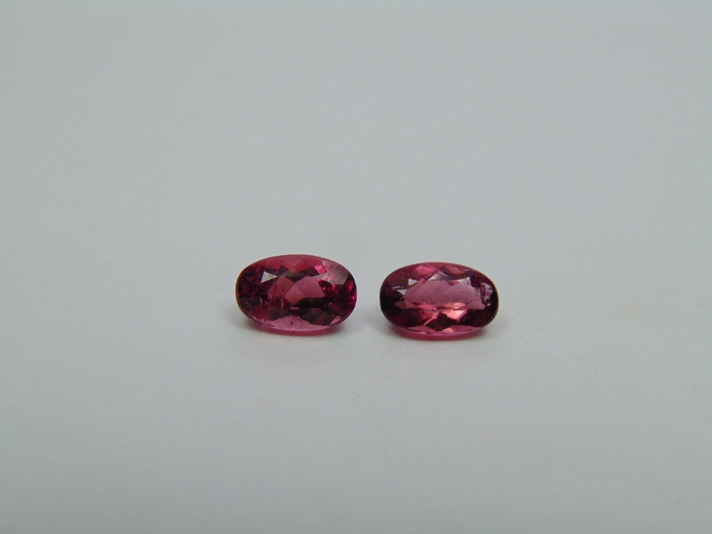 2.18ct Tourmaline Pair 8x5mm