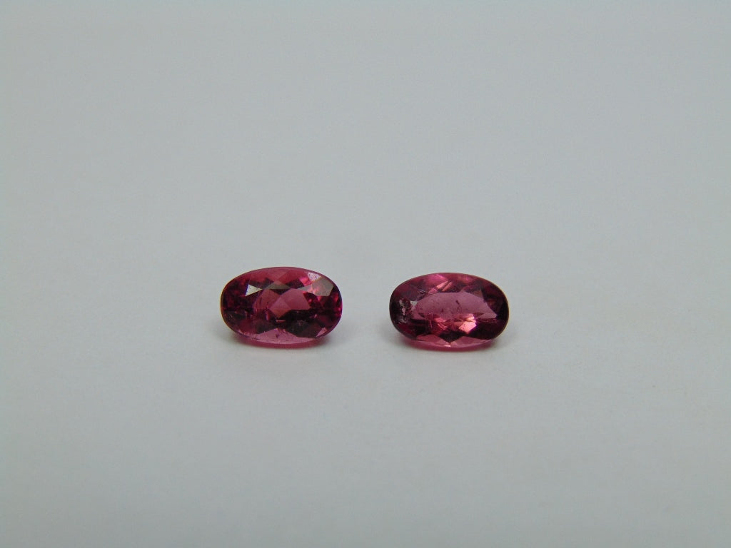 2.18ct Tourmaline Pair 8x5mm