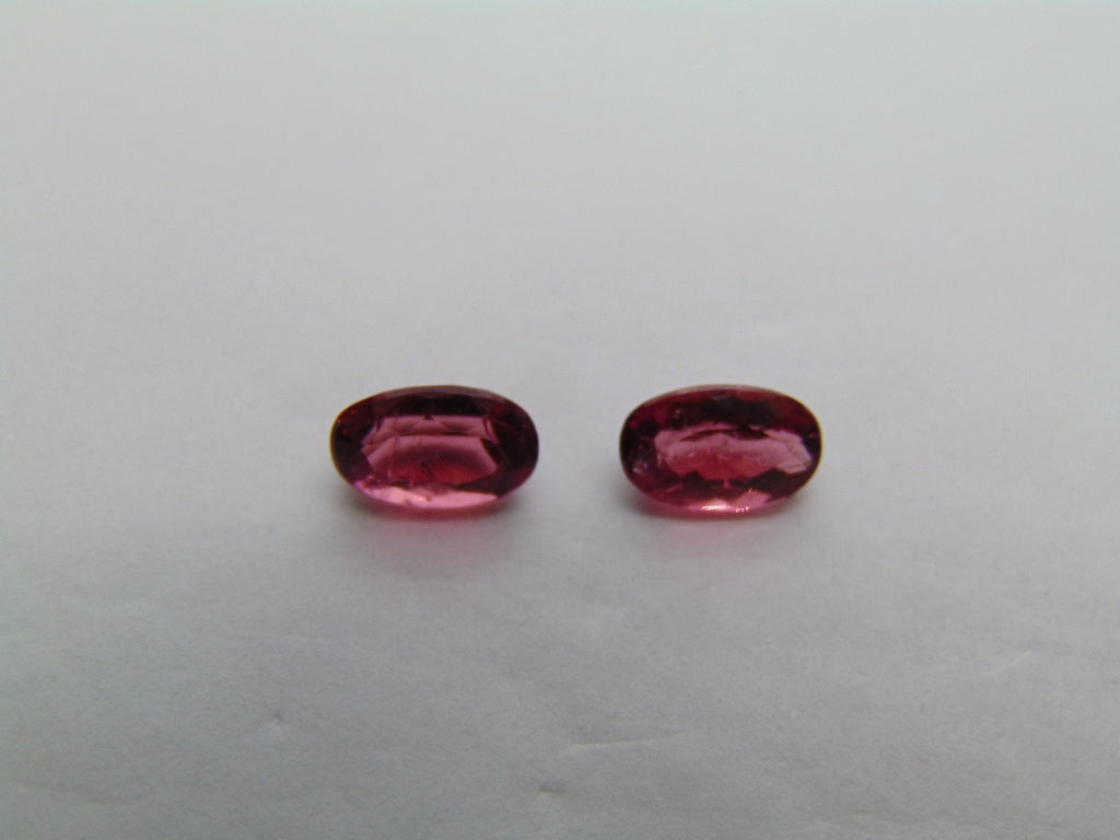 2.18ct Tourmaline Pair 8x5mm