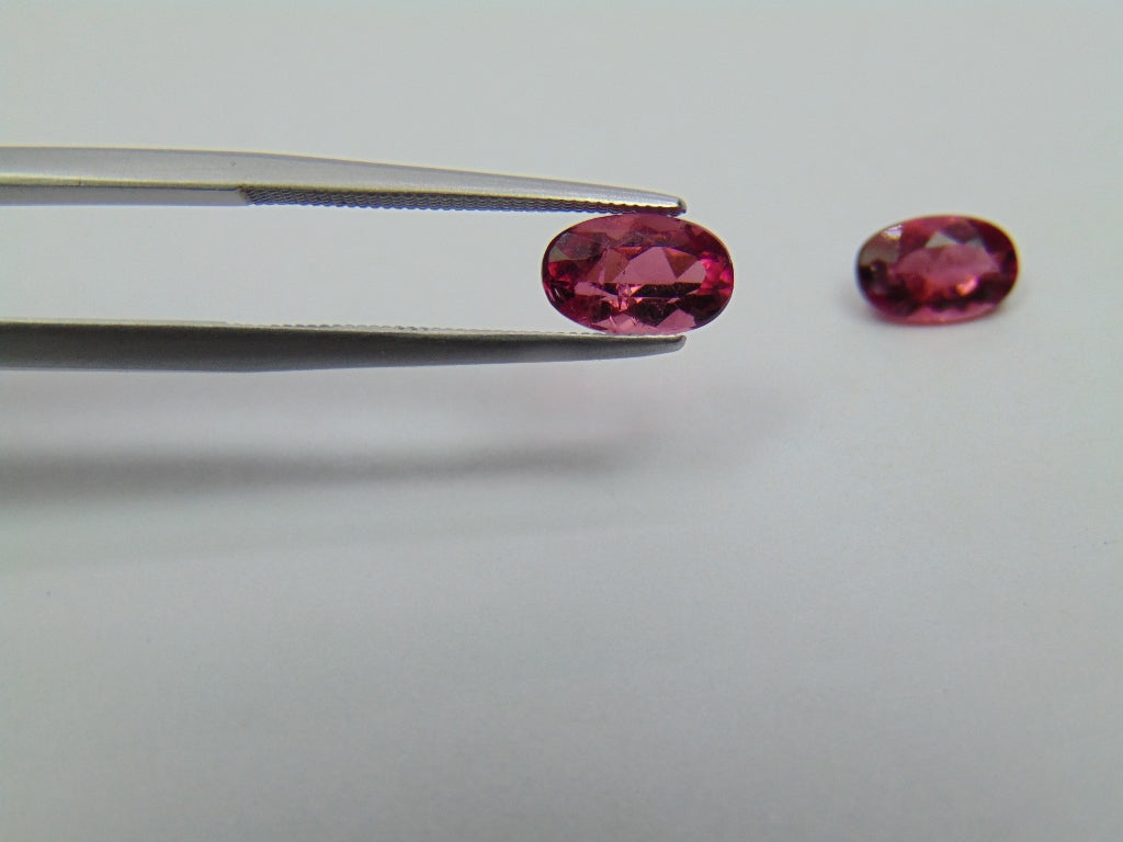 2.18ct Tourmaline Pair 8x5mm