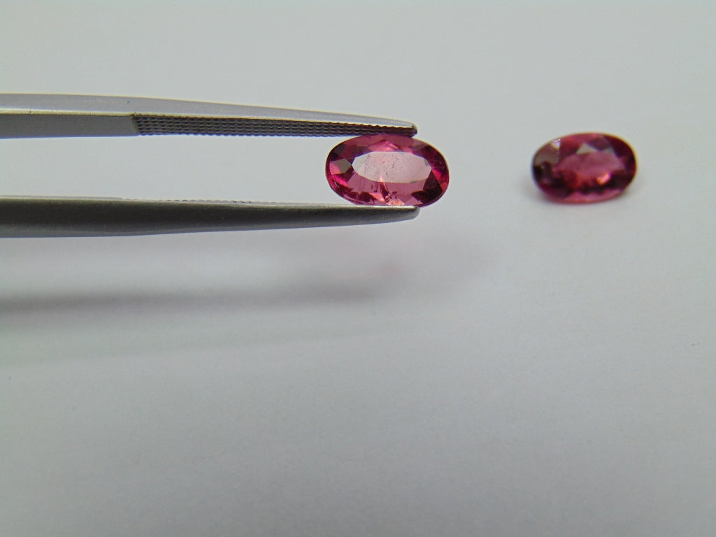 2.18ct Tourmaline Pair 8x5mm