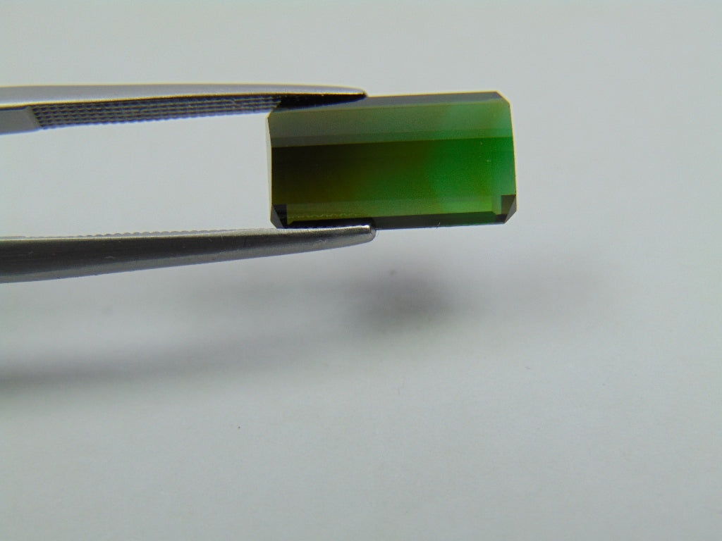 4.15ct Tourmaline Bicolor 13x7mm