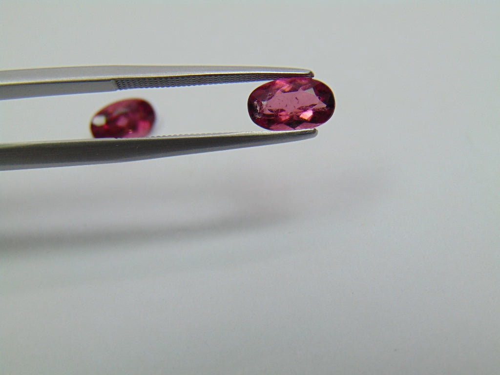 2.18ct Tourmaline Pair 8x5mm