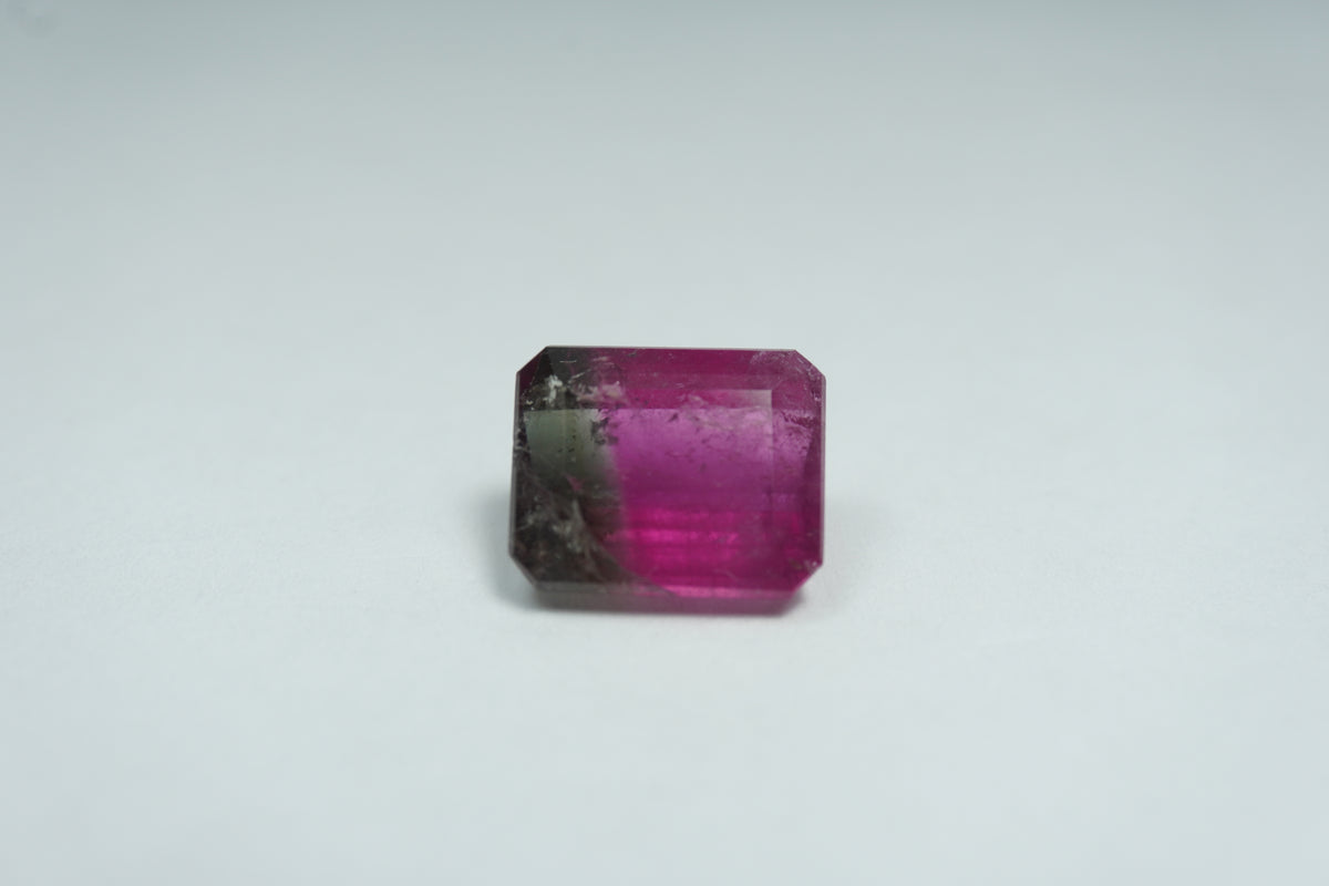 3.84ct Tourmaline Bicolor 9.5x8mm