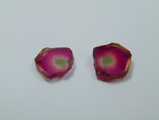 6.20ct Watermelon Tourmaline 12x10mm 11x10mm