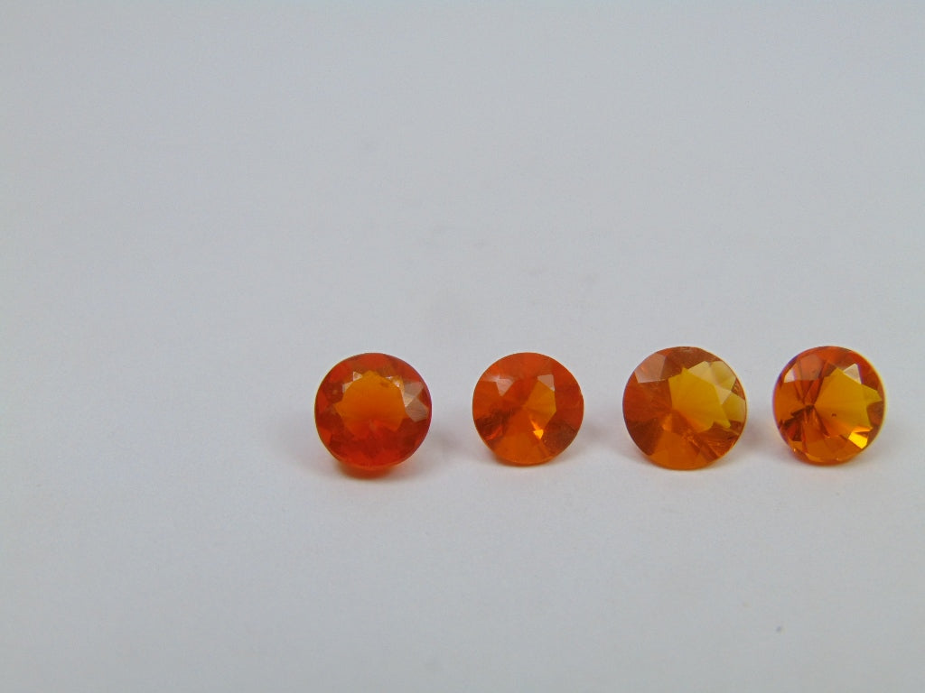 3.20ct Fire Opal Calibrated 6mm