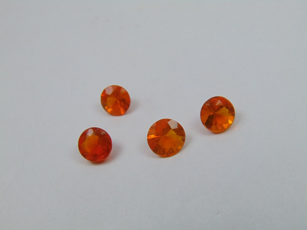 3.20ct Fire Opal Calibrated 6mm