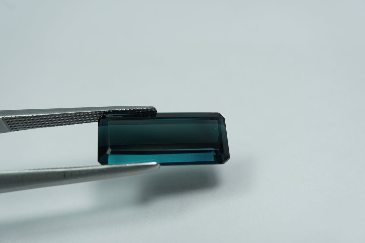4.55ct Tourmaline blue 15x7mm