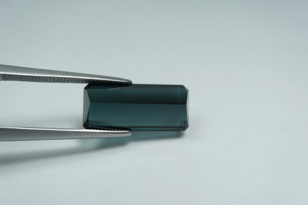 4.55ct Tourmaline blue 15x7mm
