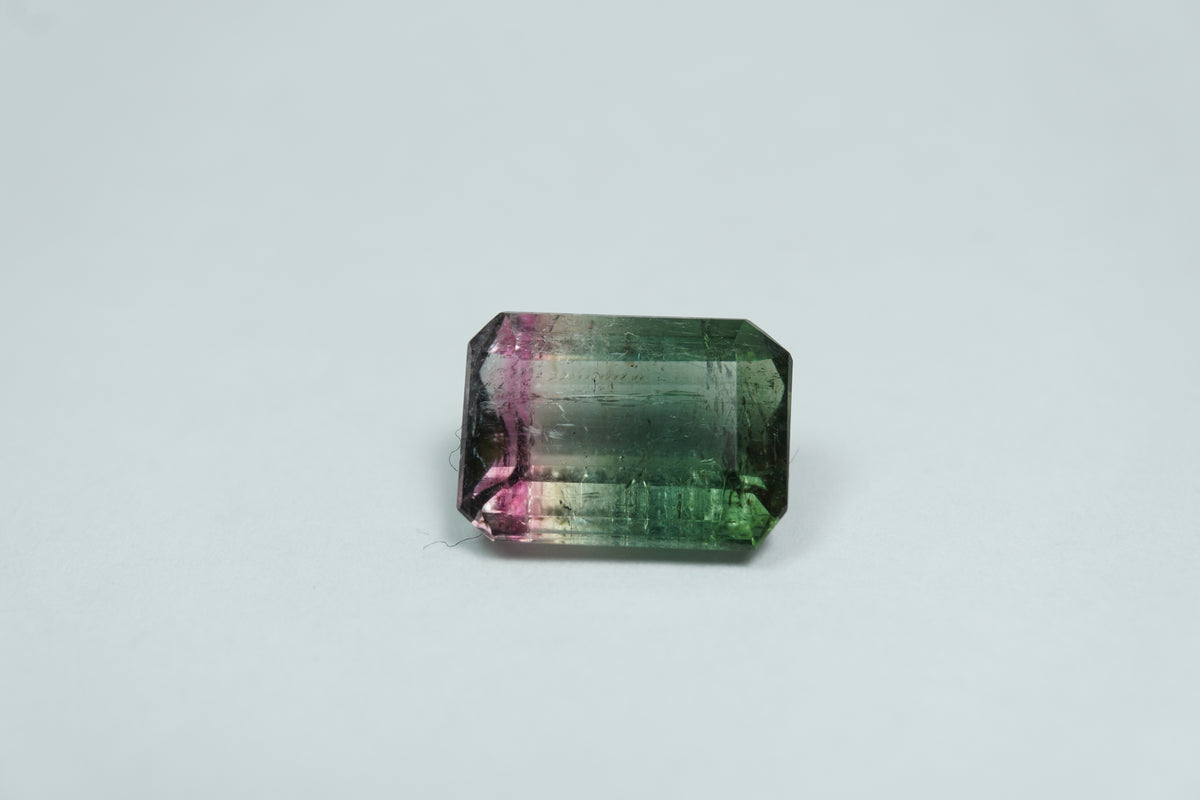 5.10ct Tourmaline Bicolor 12x9mm