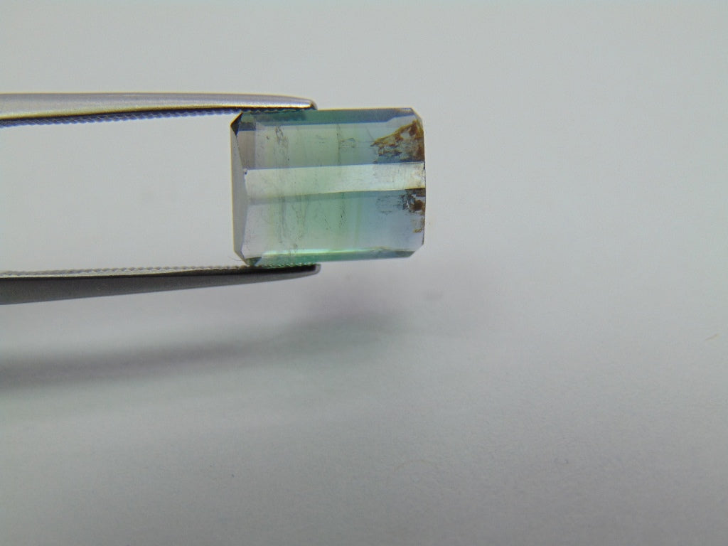 5.40ct Tourmaline Bicolor 11x8mm