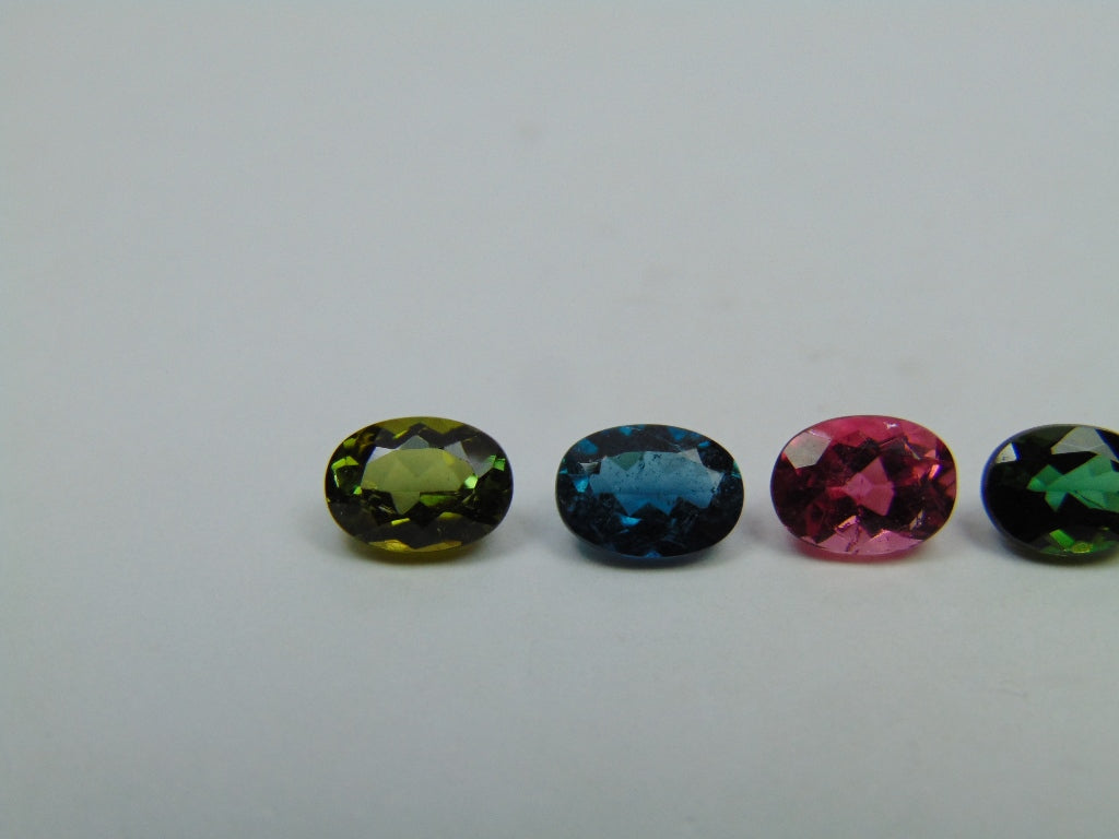 3.68ct Tourmaline Mix 7x5mm