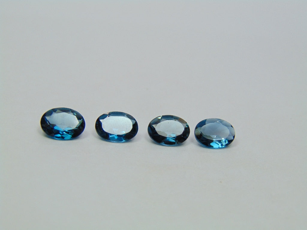 4.72ct Topaz London Blue Calibrated 8x6mm