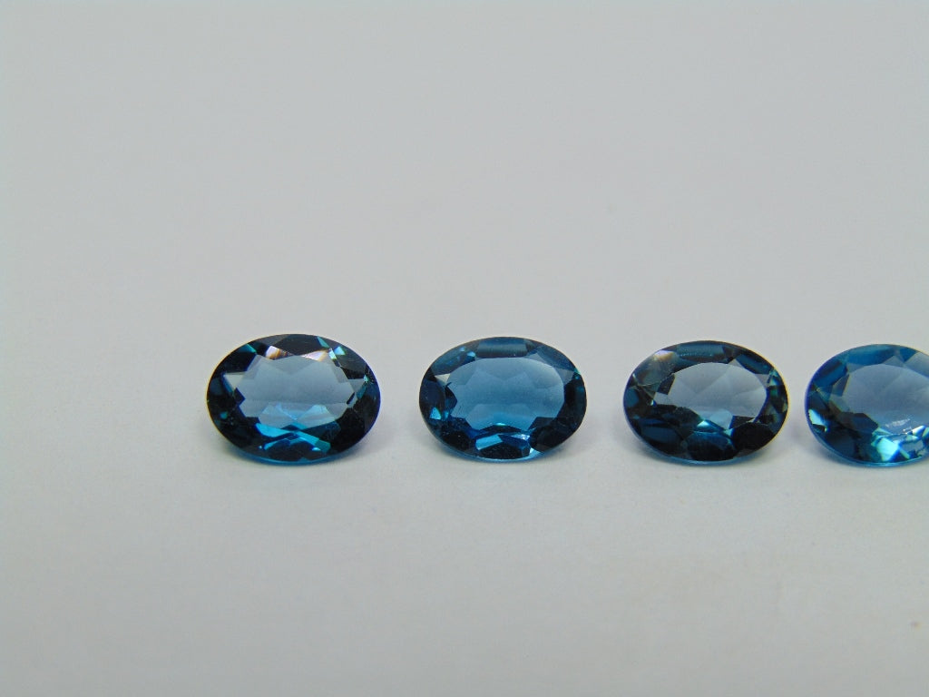 4.72ct Topaz London Blue Calibrated 8x6mm