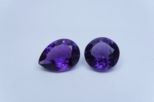 11.90ct Amethyst 15x11mm / 12mm