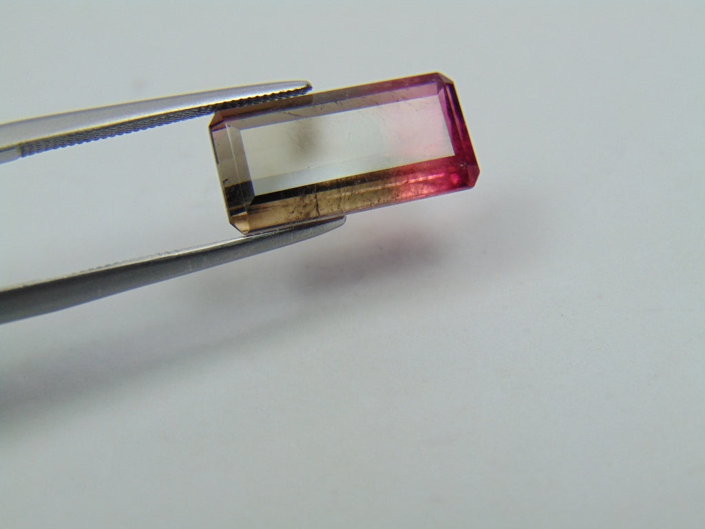 6.60ct Tourmaline Bicolor 16x8mm