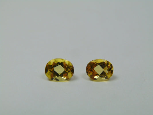 2.50ct Beryl Pair 8x6mm