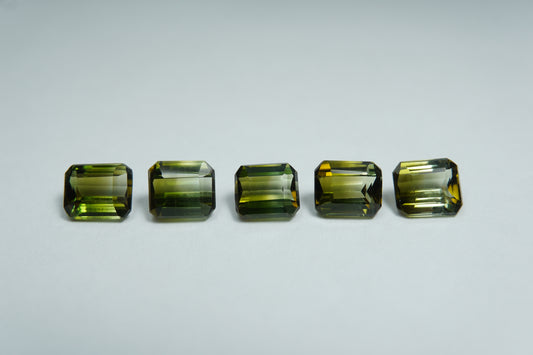 4.90ct Tourmalines bicolor 6x5mm