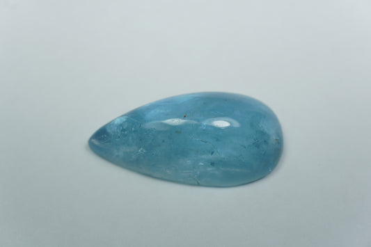 17.35ct Aquamarine cabochon 25x13mm