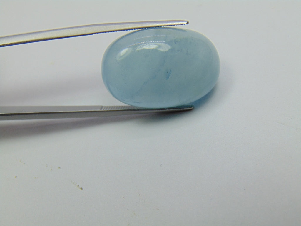 27.80ct Aquamarine Cabochon 23x15mm