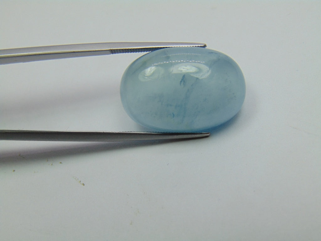 27.80ct Aquamarine Cabochon 23x15mm