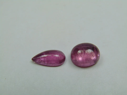 8.40ct Tourmaline Cabochon 13x7mm 12x9mm