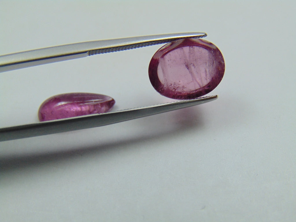 8.40ct Tourmaline Cabochon 13x7mm 12x9mm