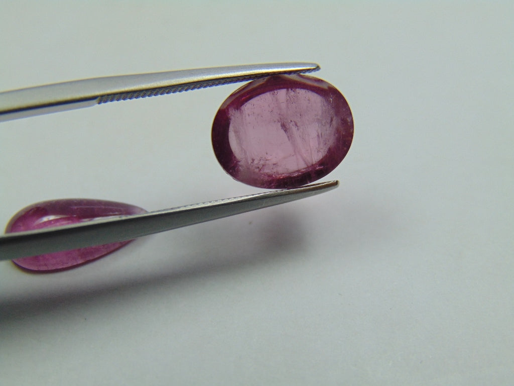 8.40ct Tourmaline Cabochon 13x7mm 12x9mm