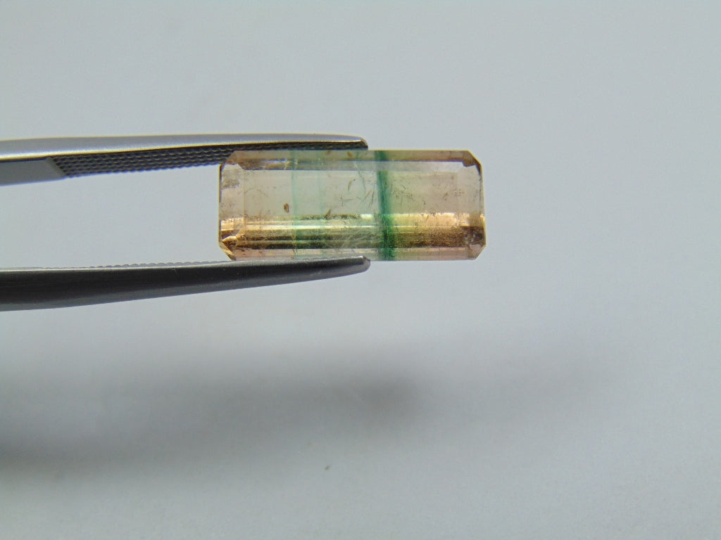 3.90ct Tourmaline Bicolor 15x6mm