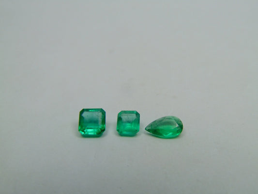 1.45ct Emerald 5.5mm 5mm 7x4.5mm