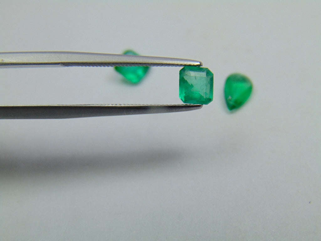 1.45ct Emerald 5.5mm 5mm 7x4.5mm