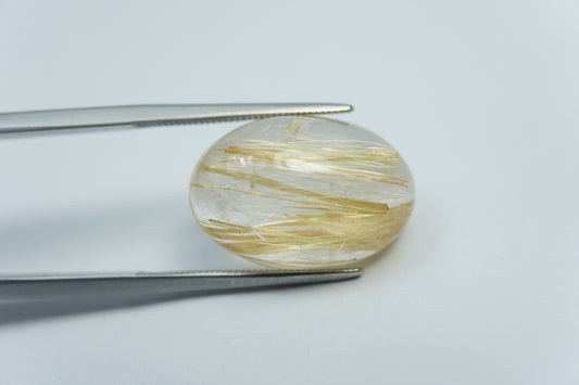 14.75ct Rutile cabochon 19x13mm