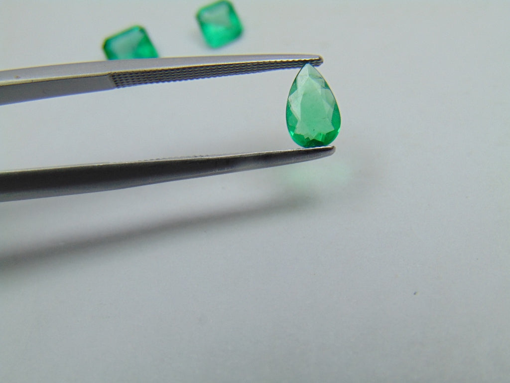 1.45ct Emerald 5.5mm 5mm 7x4.5mm