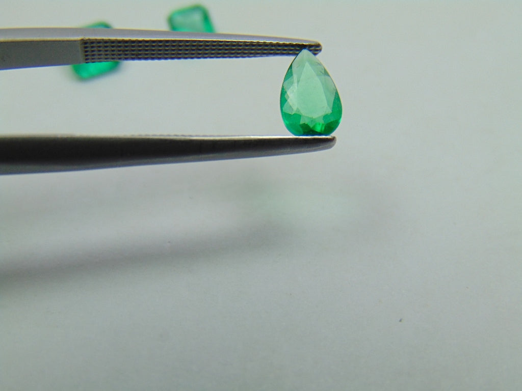 1.45ct Emerald 5.5mm 5mm 7x4.5mm