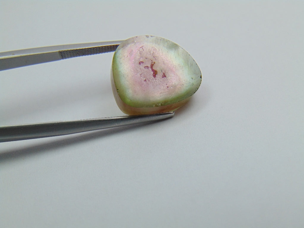 9.70ct Watermelon Tourmaline 15x14mm