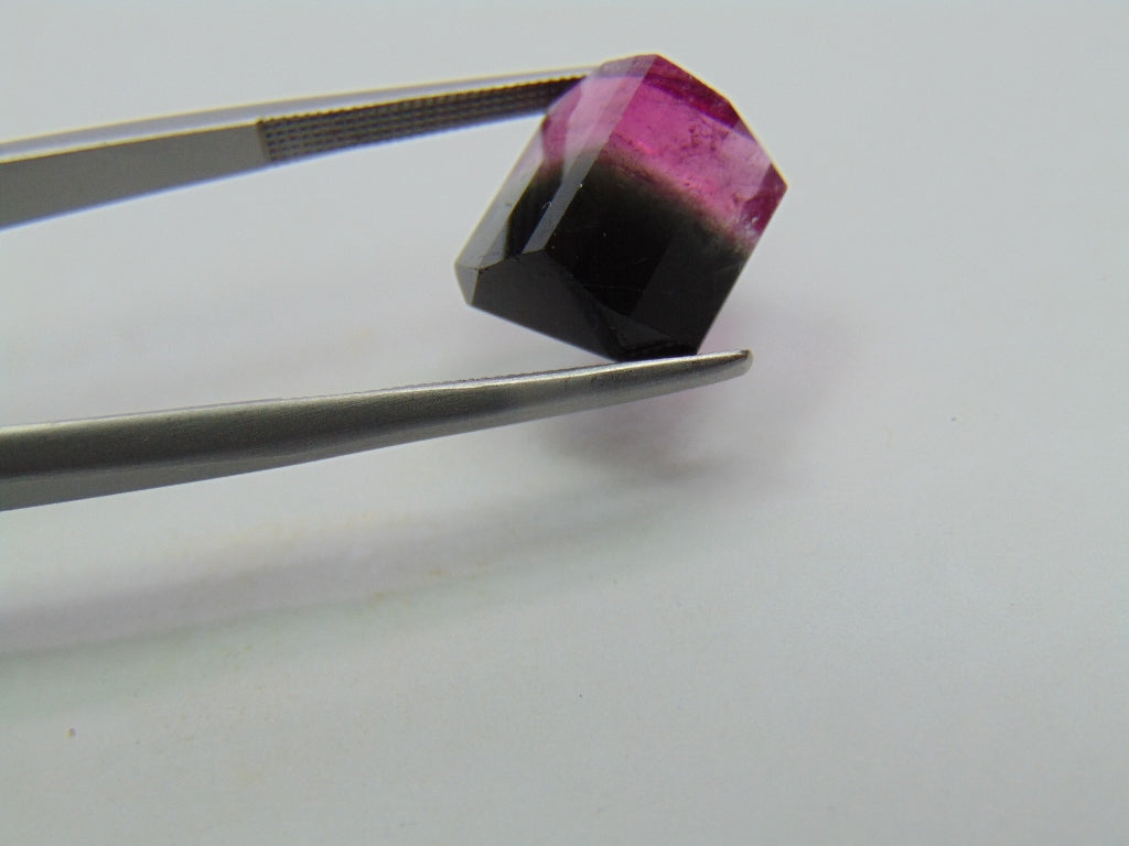 8.15ct Tourmaline Bicolor 12x11mm