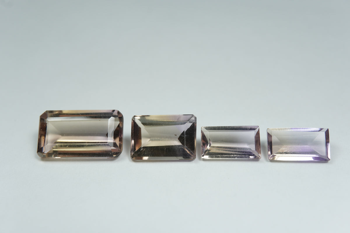 8.65ct Ametrines 13x7.5mm / 10x7mm / 9x5mm / 9x5mm