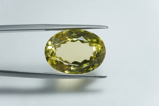 11ct Green gold 18x13mm