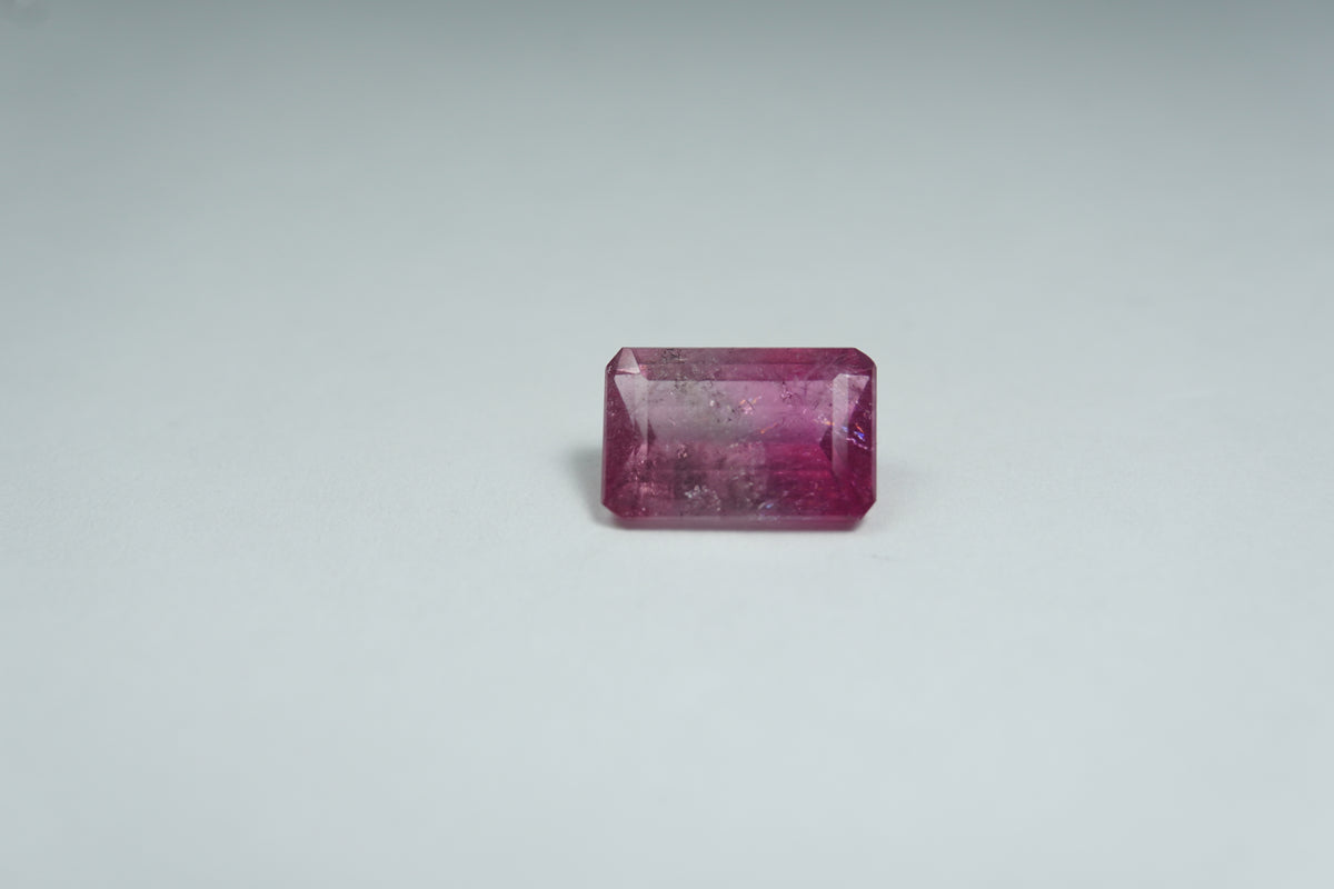 2.08ct Tourmaline bicolor 9x6mm