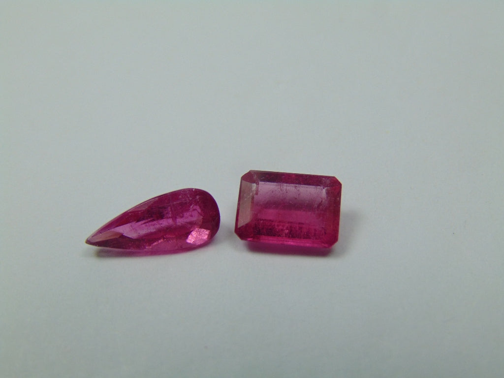 3.15ct Tourmaline 12x5mm 9x6mm