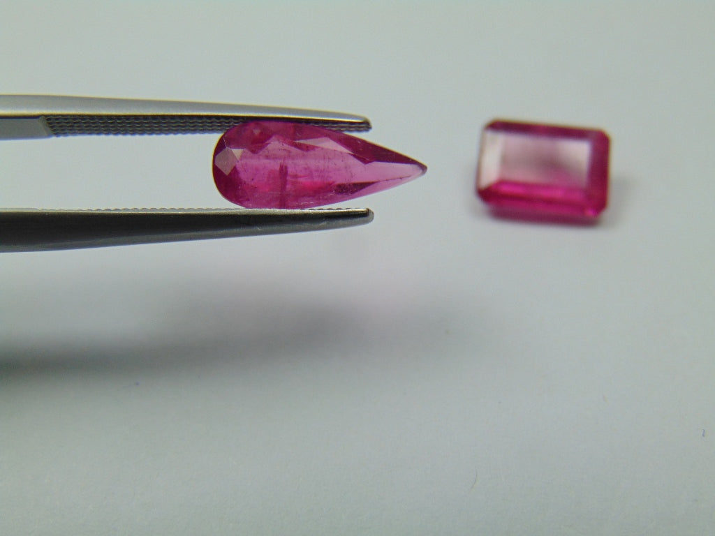 3.15ct Tourmaline 12x5mm 9x6mm