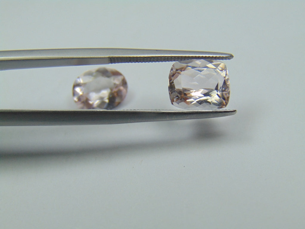 4.20ct Morganite 9x7mm