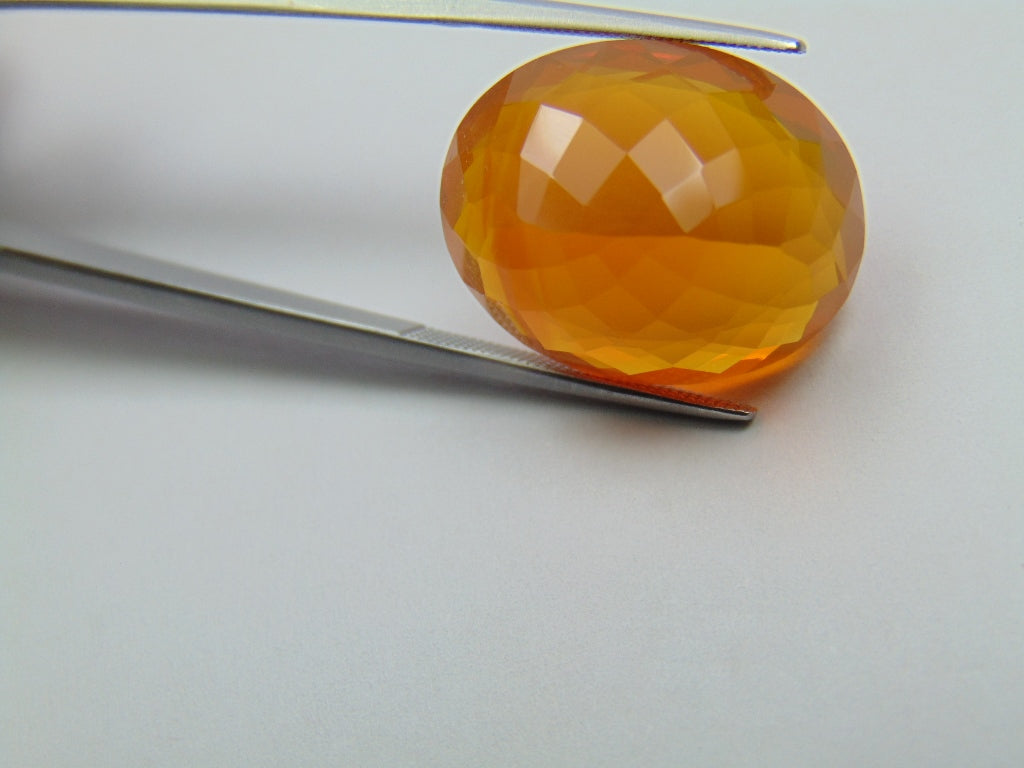 17ct  Fire Opal 21x17mm