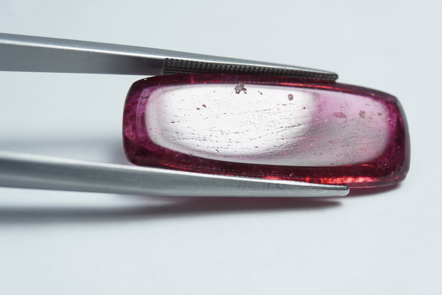 21.35ct Rubellite cabochon 30x12mm