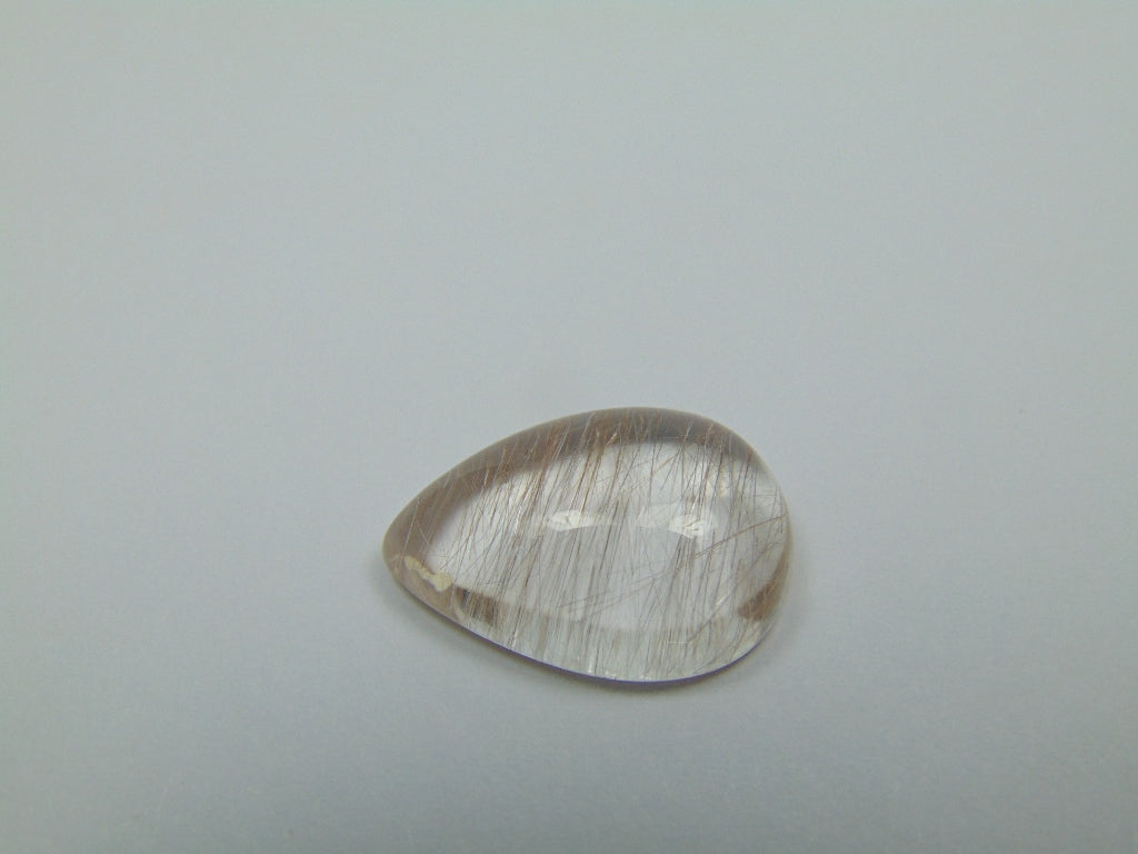 13ct Quartz Inclusion Cabochon 20x9mm