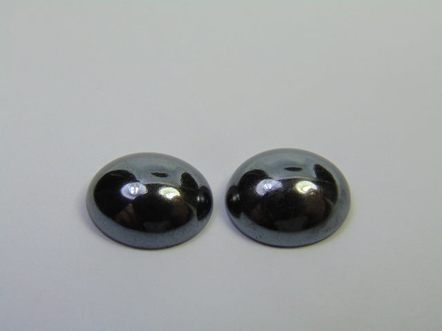 28.10ct Hematite Cabochon 14x12mm
