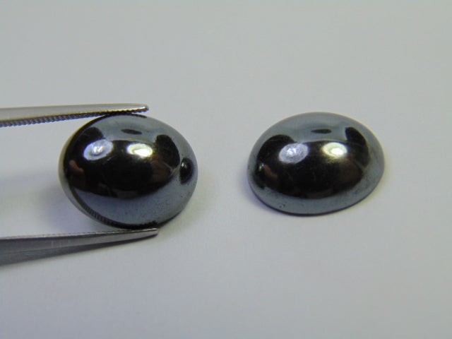 28.10ct Hematite Cabochon 14x12mm